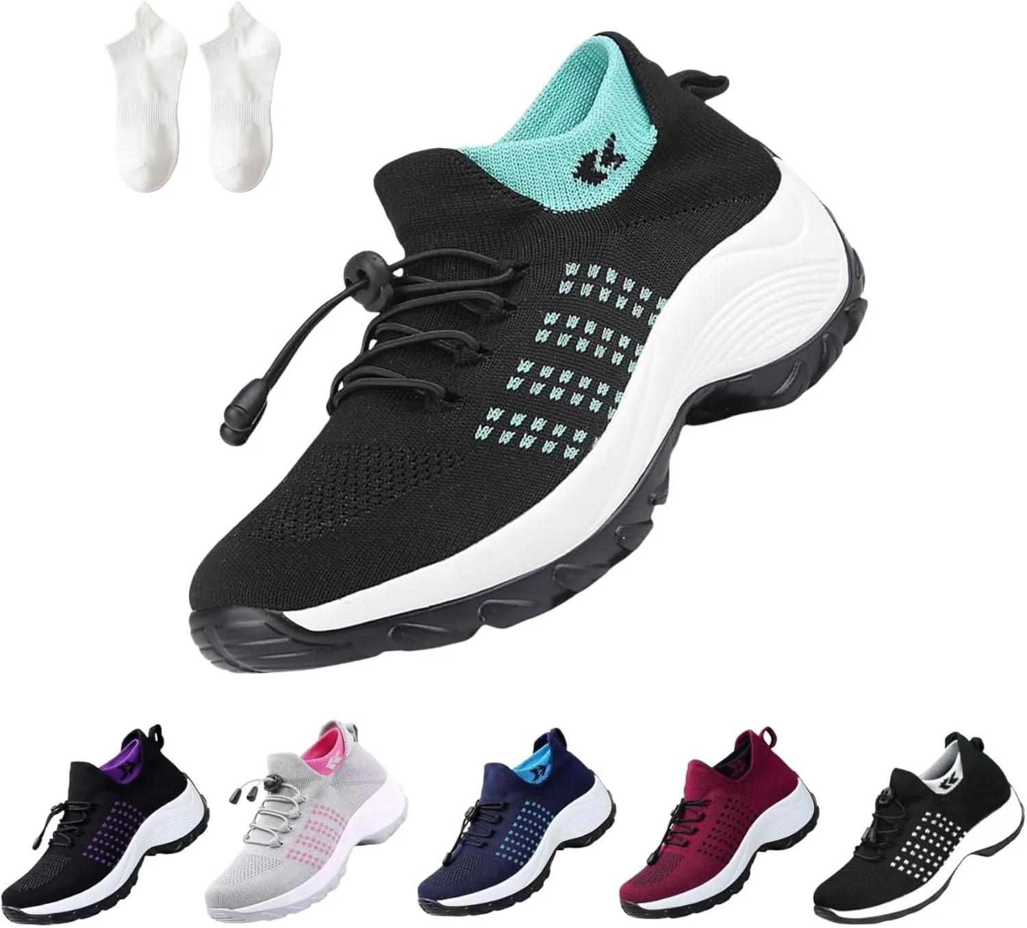 2025 Comfortwear Ortho Stretch Cushion Shoes for Women Plantar Fasciitis, Comfort Wear Ortho Stretch Cushion Shoes
