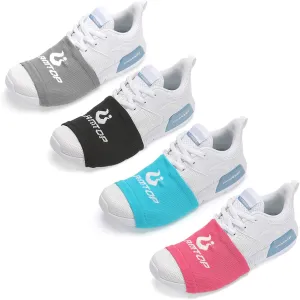 4 Pairs Socks for Dancing Shoe Socks on Smooth Floors Over Sneakers,Smooth Pivots and Turns to Dance on Wood Floors Protect Knees