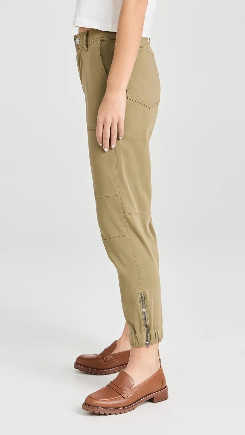 7 For All Mankind Women's Darted Boyfriend Joggers in Army
