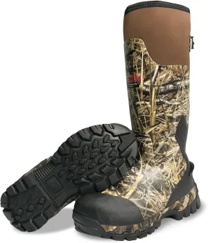 8 Fans Rubber Hunting Boots with 1000G Thinsulate Insulation,Next Camo Waterproof Rubber Mud Muck Boots with 5mm Neoprene for Men