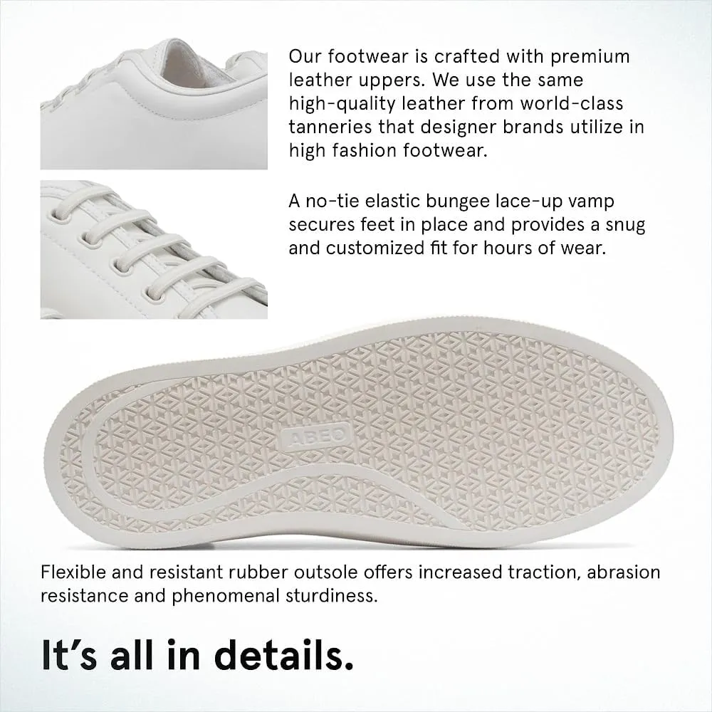 ABEO Jumpstreet Bungee Sneakers for Women | Arch Support Sneakers | No-tie Women's Sneakers | Fashion Sneakers | Built-in Orthotic Insole