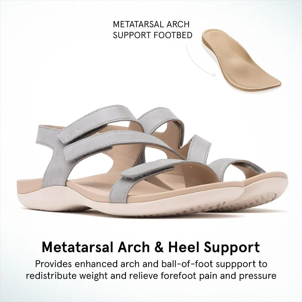 ABEO Oasis Women's Sandals | Metatarsal Support | Orthopedic Arch Support Comfort Sandals With Built-In Metatarsal Pads