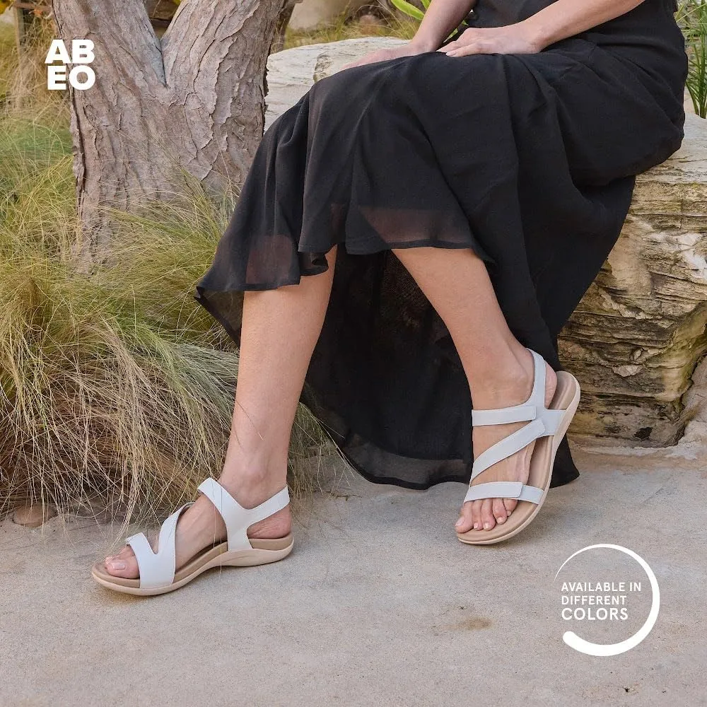 ABEO Oasis Women's Sandals | Metatarsal Support | Orthopedic Arch Support Comfort Sandals With Built-In Metatarsal Pads