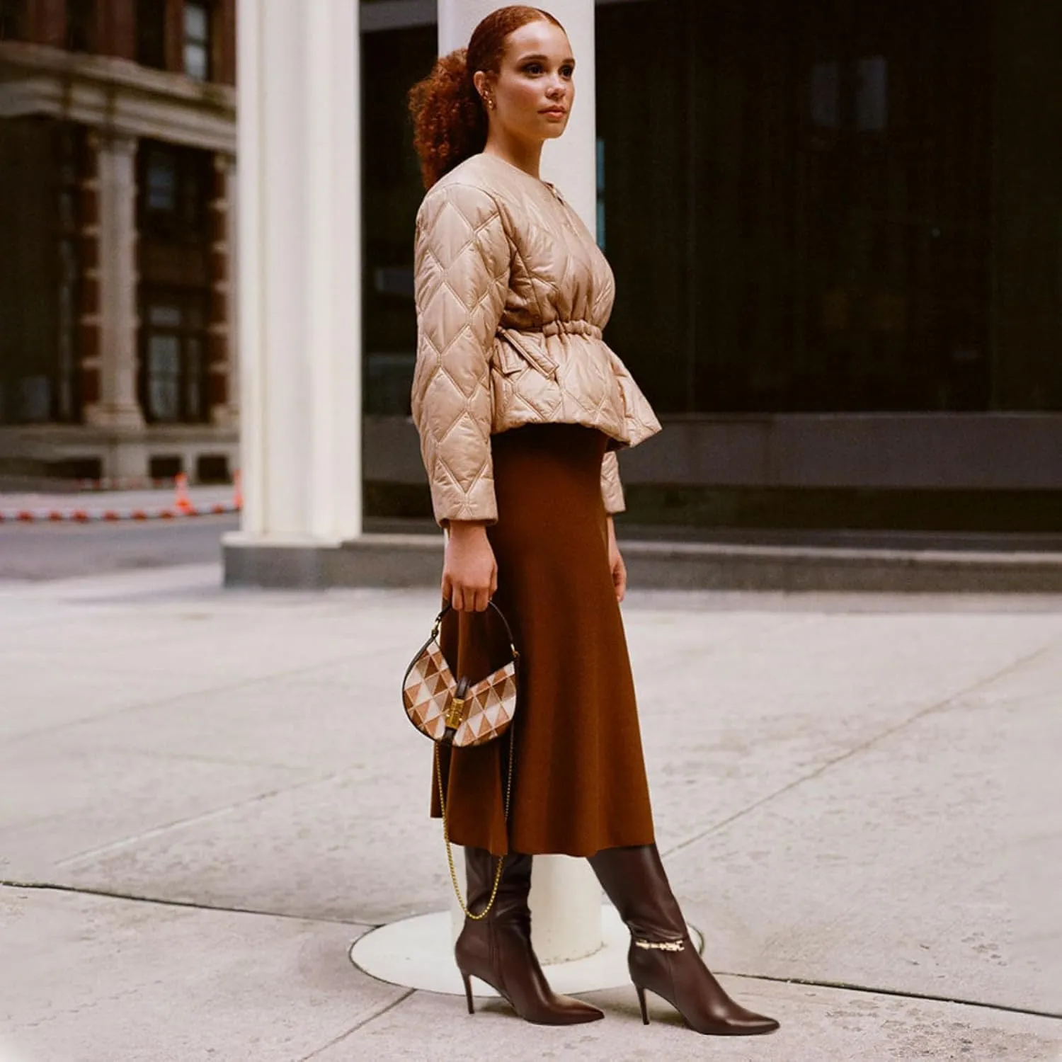 Adrizzlein Knee High Boots Women Pointed Toe Stiletto Tall Boots Sexy High Heel Long Boots Fashion Dress Shoes With Side Zipper