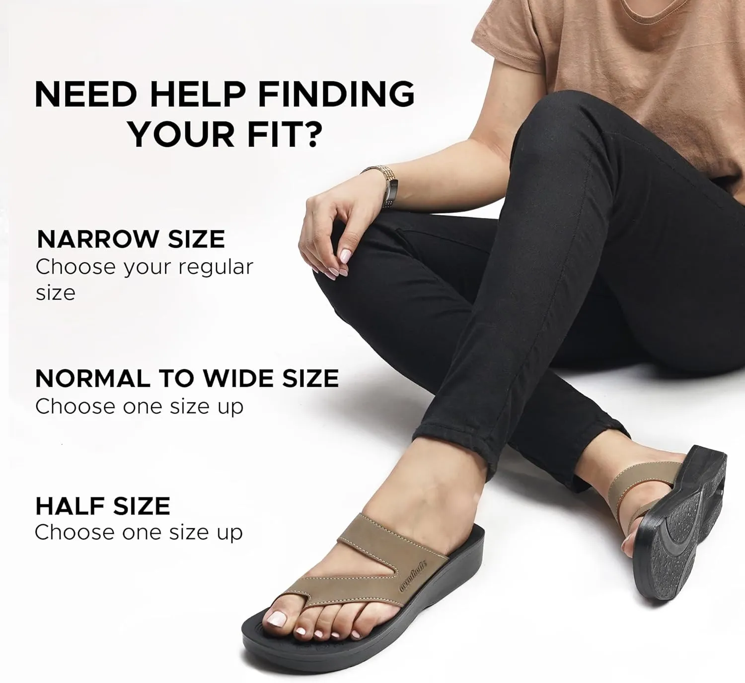 AEROTHOTIC Comfy Arch Support flip flops for women Split Toe Stylish Cushioned Strap with non-slip footbed Walking Dressy Sandals Indoor and Outdoor