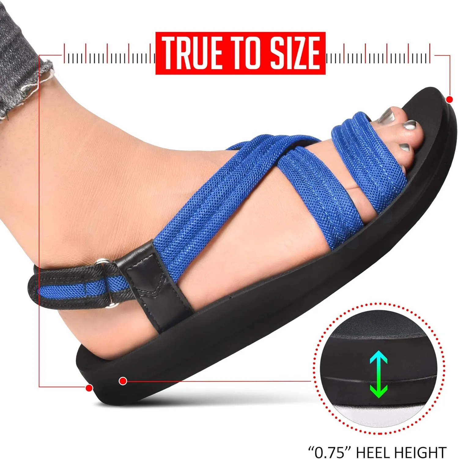 AEROTHOTIC Women's Hadal Arch Support Slingback Travel Essentials Sandals