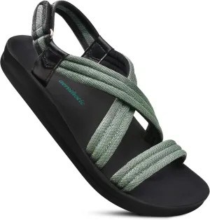 AEROTHOTIC Women's Hadal Arch Support Slingback Travel Essentials Sandals