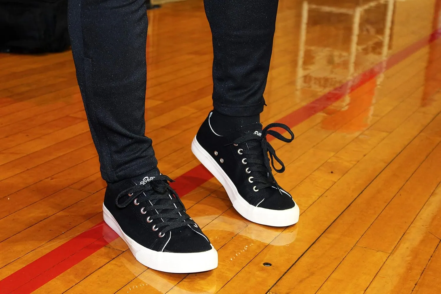 All Sneakers for Men and Women, Low Top Casual Canvas Retro Tennis Shoes, Skateboard Grip Sole Canvas Sneaker Shoes, Comfortable True to Size Footwear - (Black, White)