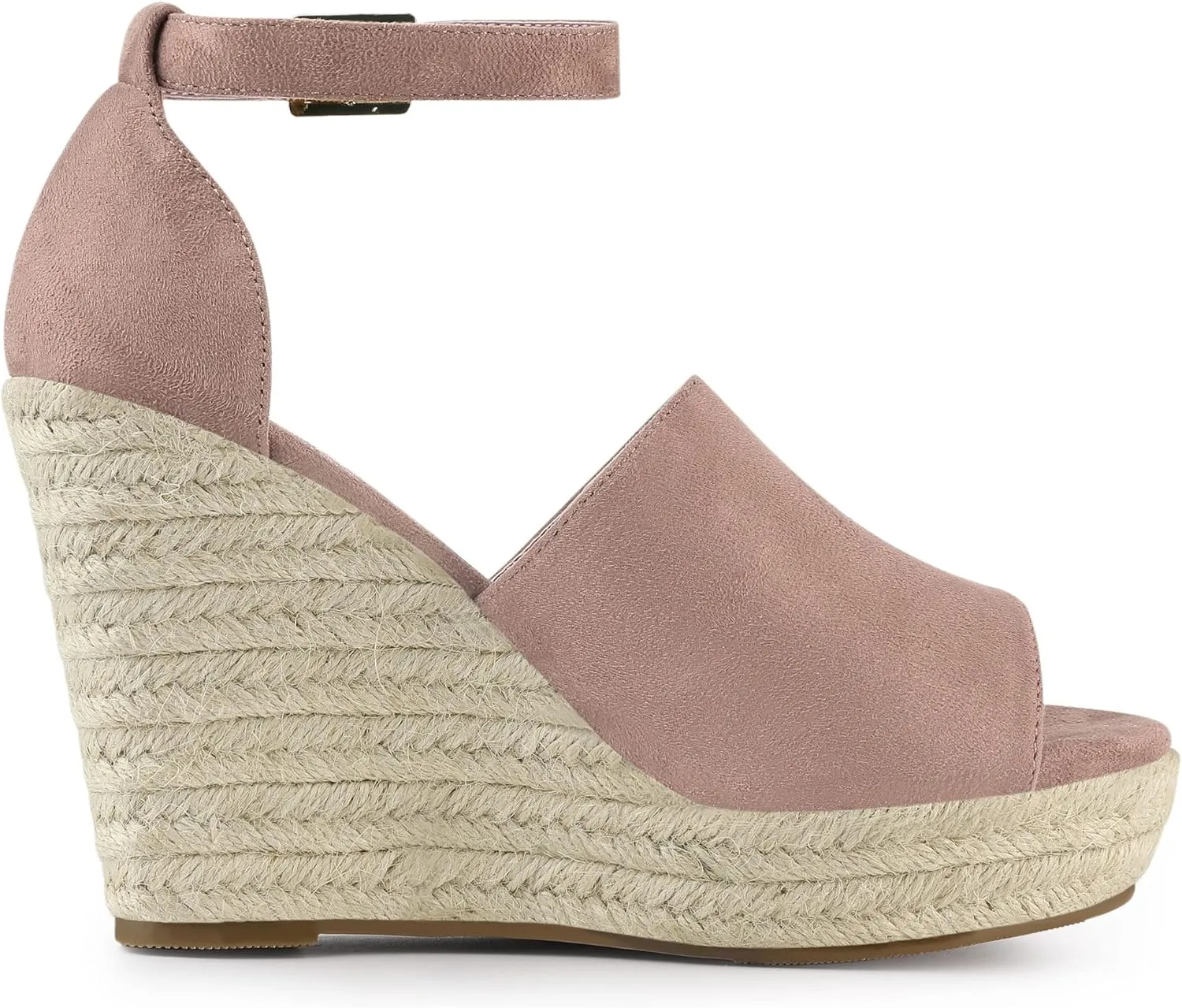 Allegra K Women's Espadrilles Platform Heels Wedges Sandals