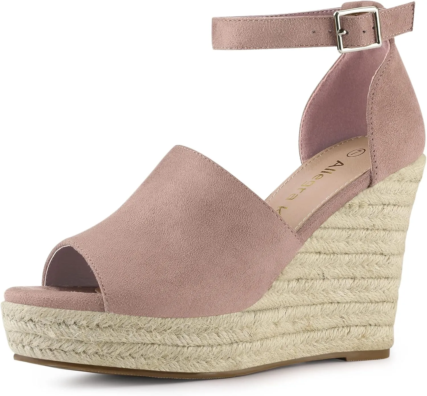 Allegra K Women's Espadrilles Platform Heels Wedges Sandals