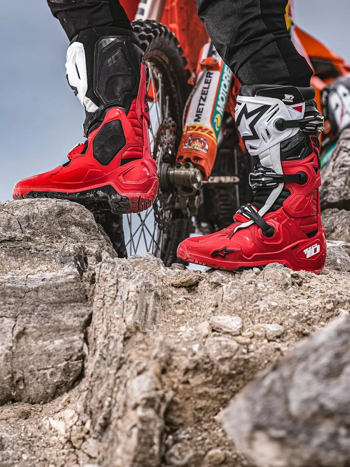 Alpinestars Tech-10 Enduro Motorcycle Boots, Advanced Off-Road Performance, Durable Construction, Superior Protection, Ergonomic Fit
