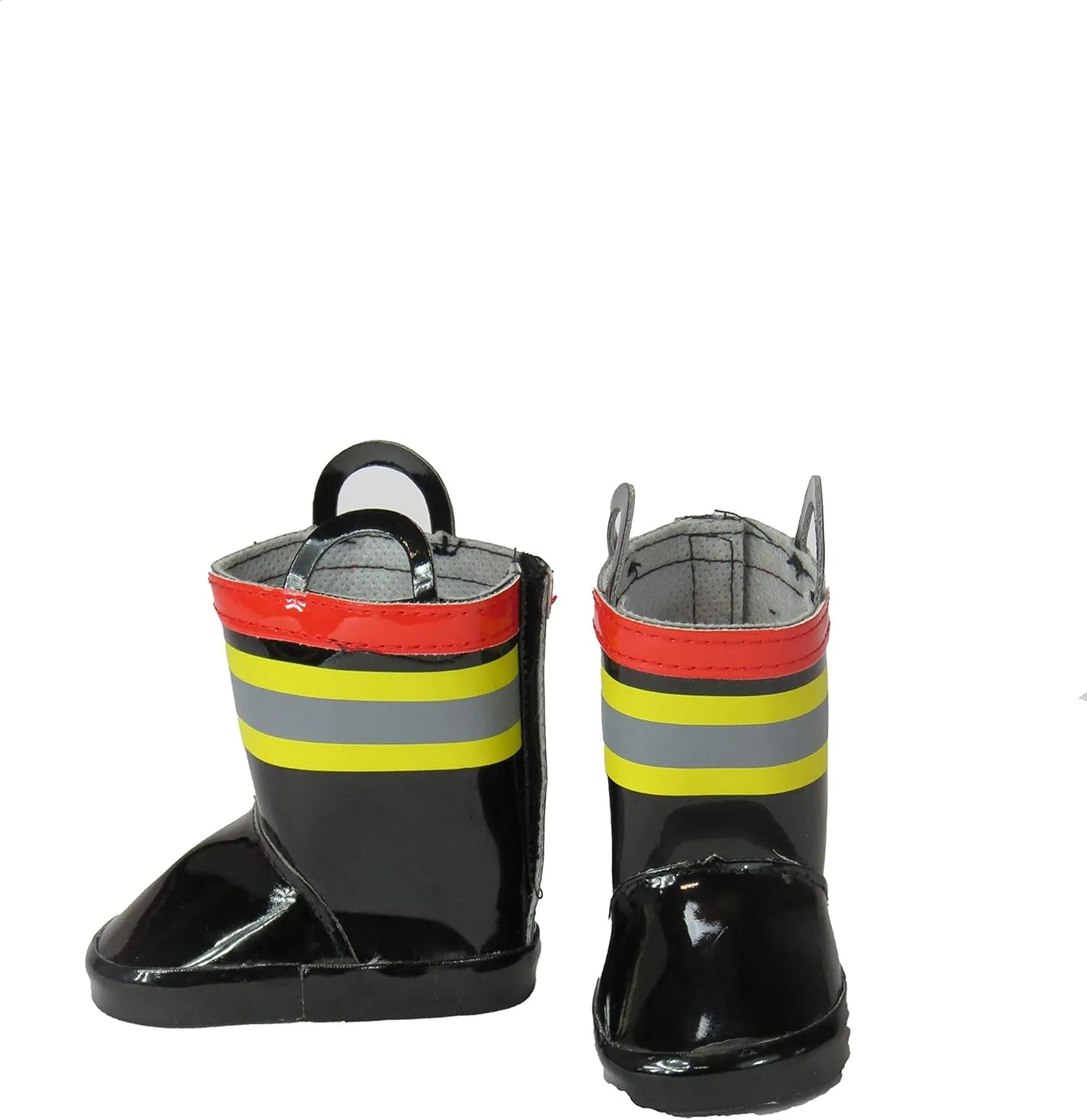American Fashion World Fireman Firefighter Boots for 18-Inch Dolls | Premium Quality & Trendy Design | Dolls Shoes | Shoe Fashion for Dolls for Popular Brands