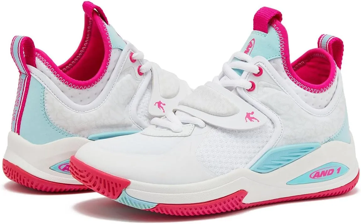 AND1 Boys & Girls Basketball Shoes, Cool Kids Basketball Sneakers, Size Little Kid 11 to Big Kid 7 Mid or High Top Sneakers for Boys
