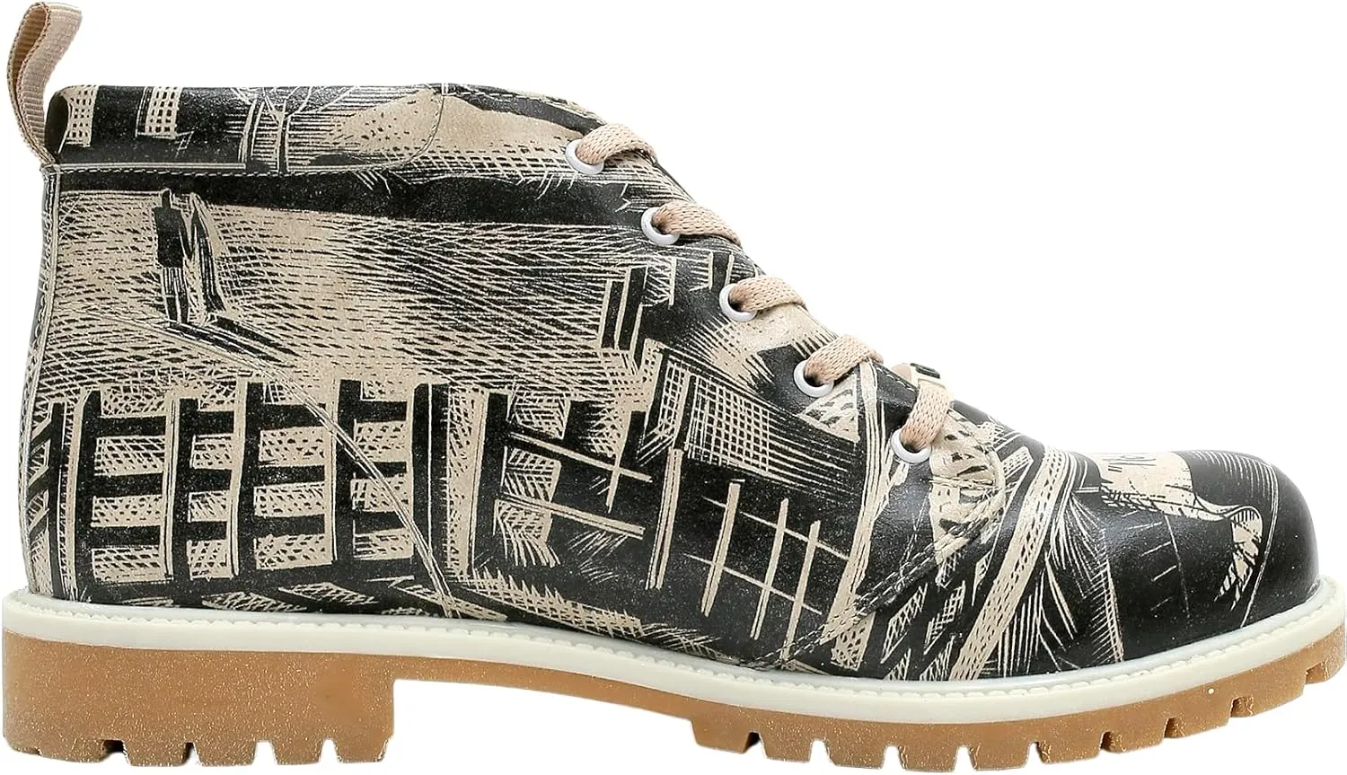 Ankle Boots for Men - Vegan Leather and Unique Design Casual Boots for Men