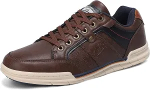 ARRIGO BELLO Mens Casual Shoes Fashion Sneakers Breathable Comfort Classic Lace-Up Low Top Walking Shoes