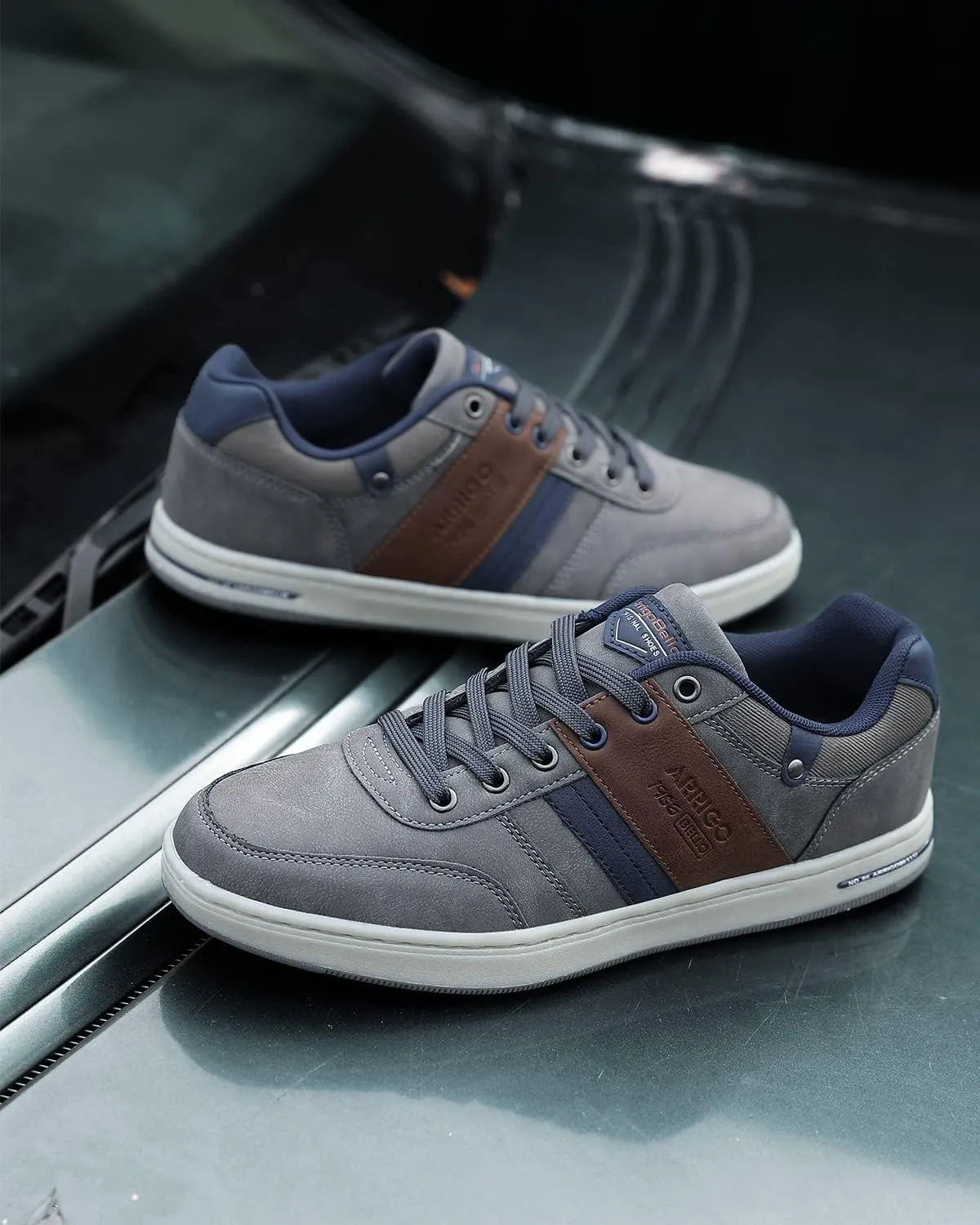 ASTERO Shoes for Men Casual Stylish Sneakers Dress Non-Slip Low Top Walking Shoes