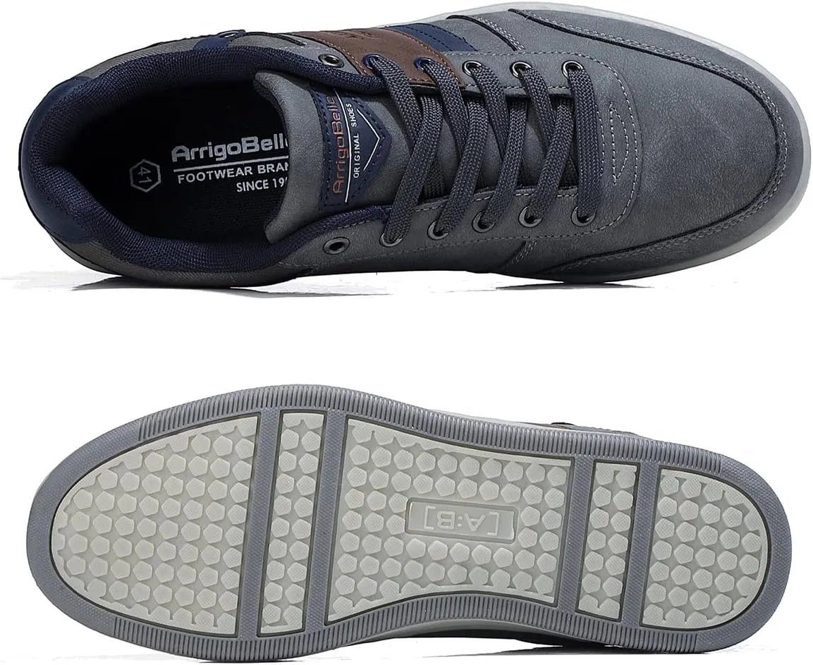ASTERO Shoes for Men Casual Stylish Sneakers Dress Non-Slip Low Top Walking Shoes