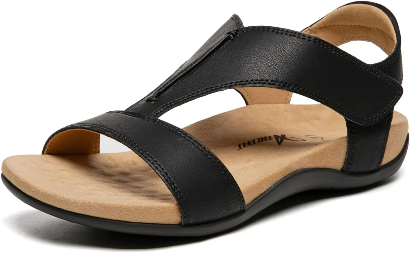 Athlefit Orthopedic Sandals for Women Comfortable Beach Orthotic Sandals with Arch Support