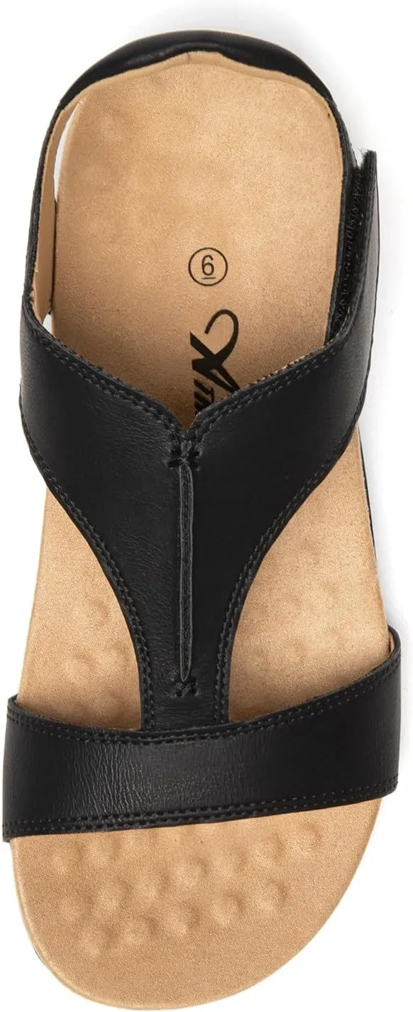 Athlefit Orthopedic Sandals for Women Comfortable Beach Orthotic Sandals with Arch Support
