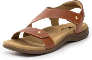 Athlefit Women's Comfortable Orthopedic Sandals with Arch Support Adjustable Walking Casual Orthotic Sandals