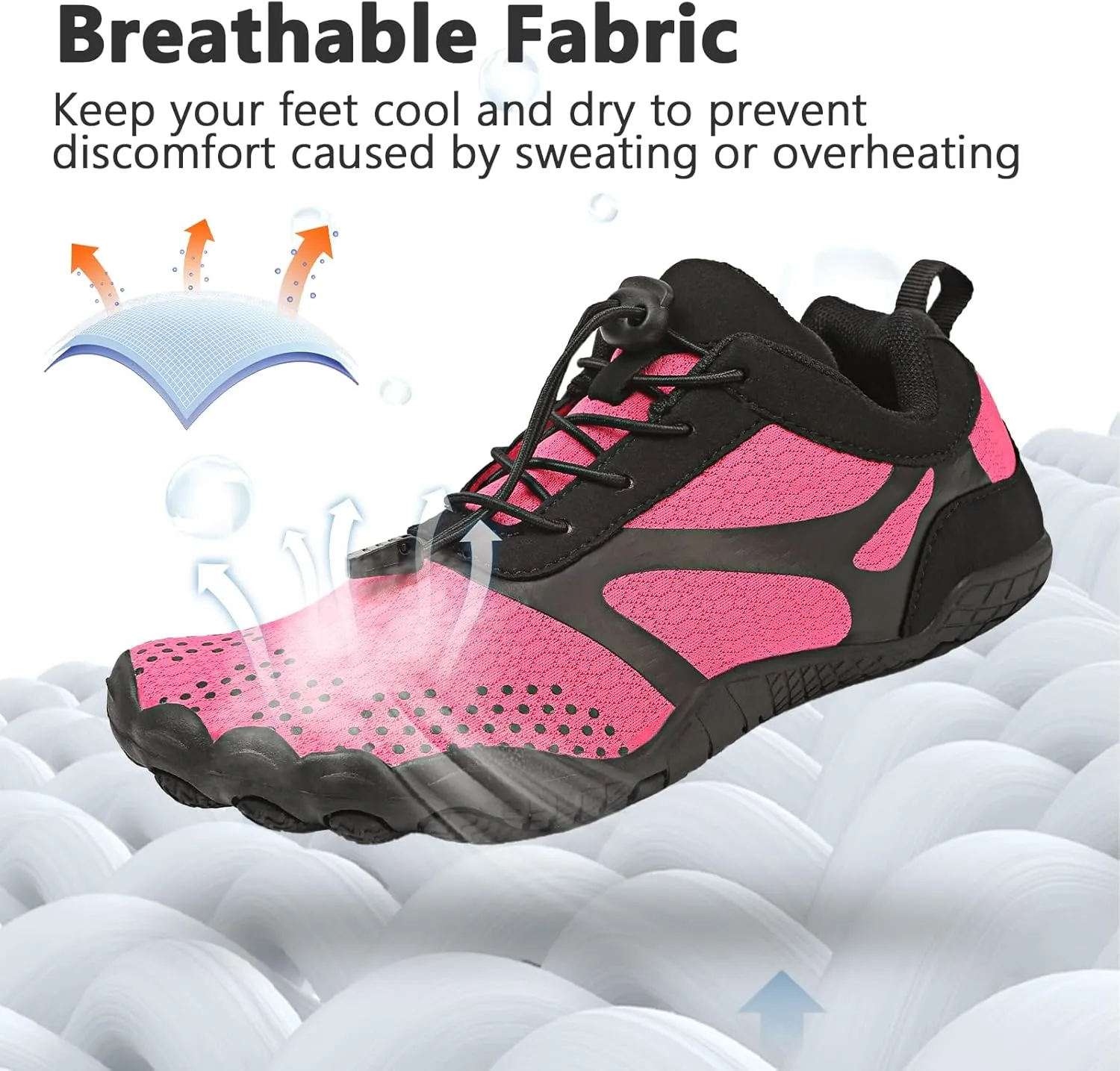 Barefoot Water Shoes Mens Womens Minimalist Cross Training Shoes with Wide Toe Box Athletic Zero Drop Trail Walking Hiking Running Sneakers
