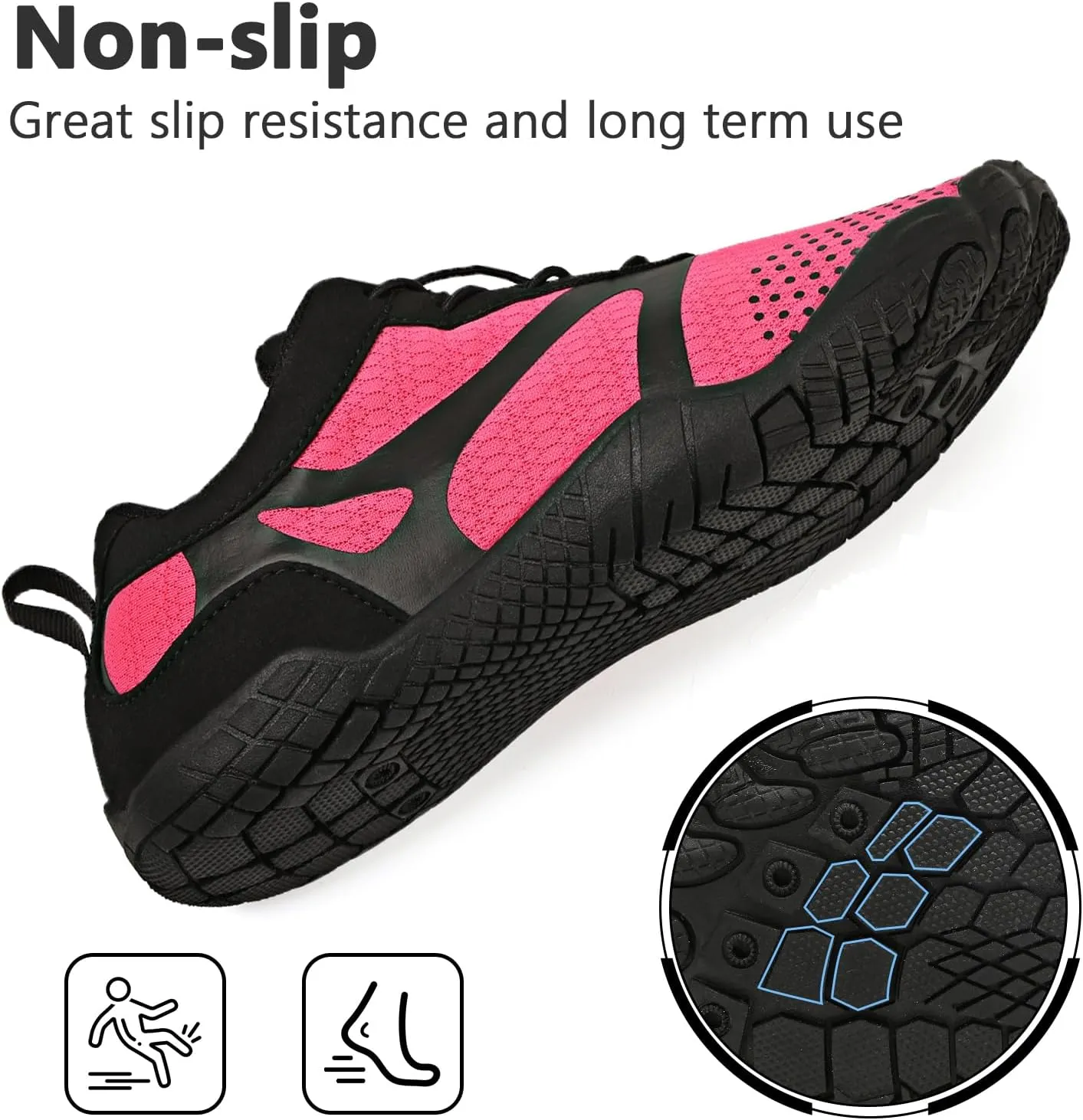 Barefoot Water Shoes Mens Womens Minimalist Cross Training Shoes with Wide Toe Box Athletic Zero Drop Trail Walking Hiking Running Sneakers
