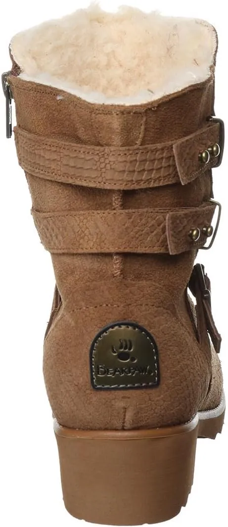 BEARPAW Women's Lucy Mid-Calf Lace-up Boot - Comfortable Winter Boot in Multiple Colors