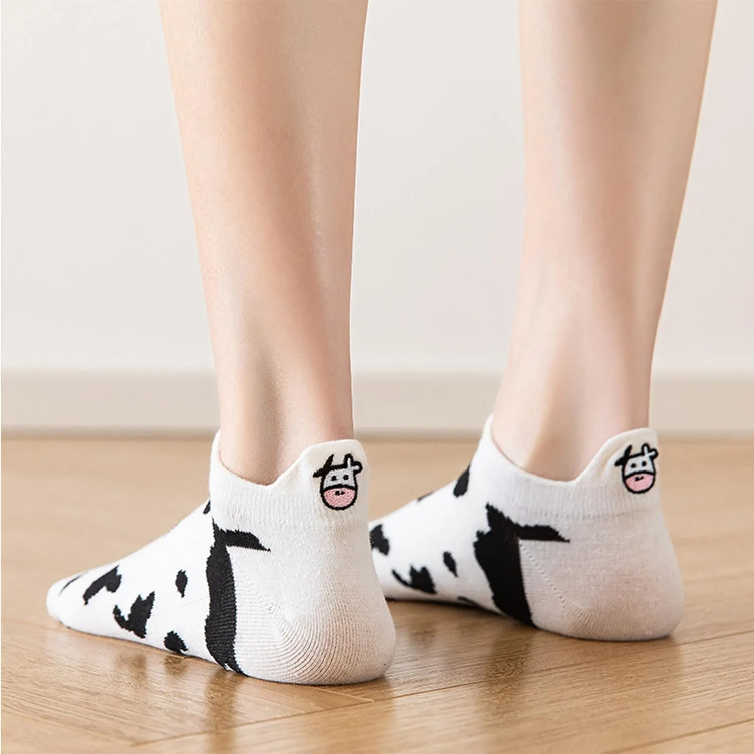 Benefeet Sox Cute No Show Socks for Women Girls Fun Patterned Cotton Low Cut Liner Socks for Loafers Flats