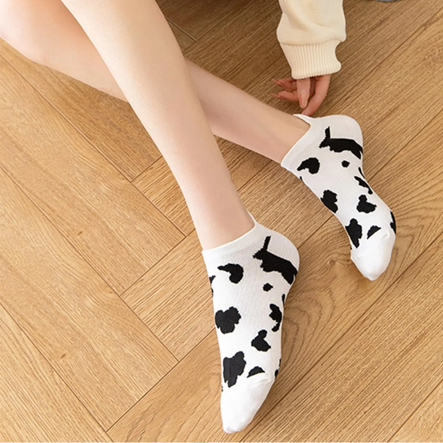 Benefeet Sox Cute No Show Socks for Women Girls Fun Patterned Cotton Low Cut Liner Socks for Loafers Flats