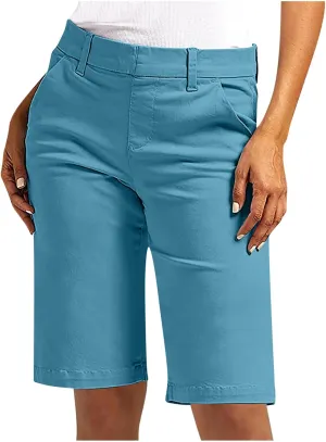 Bermuda Shorts for Women Trendy 2025 Casual Summer High Waisted Chino Shorts Straight Leg Hiking Vacation Outfits