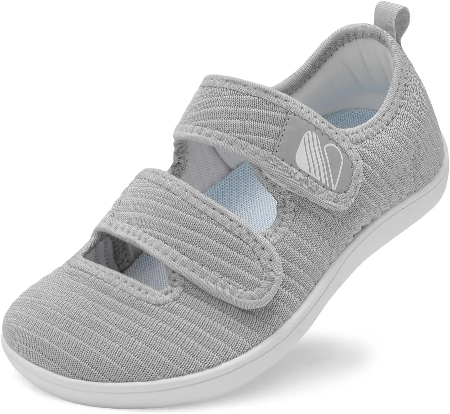 Besroad Womens Walking Shoes Wide Diabetic Shoes Adjustable Barefoot Casual Sneakers Breathable Zero Drop Arthritis Edema Sneakers Indoor Outdoor