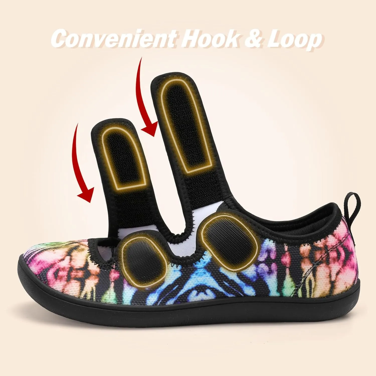 Besroad Womens Walking Shoes Wide Diabetic Shoes Adjustable Barefoot Casual Sneakers Breathable Zero Drop Arthritis Edema Sneakers Indoor Outdoor