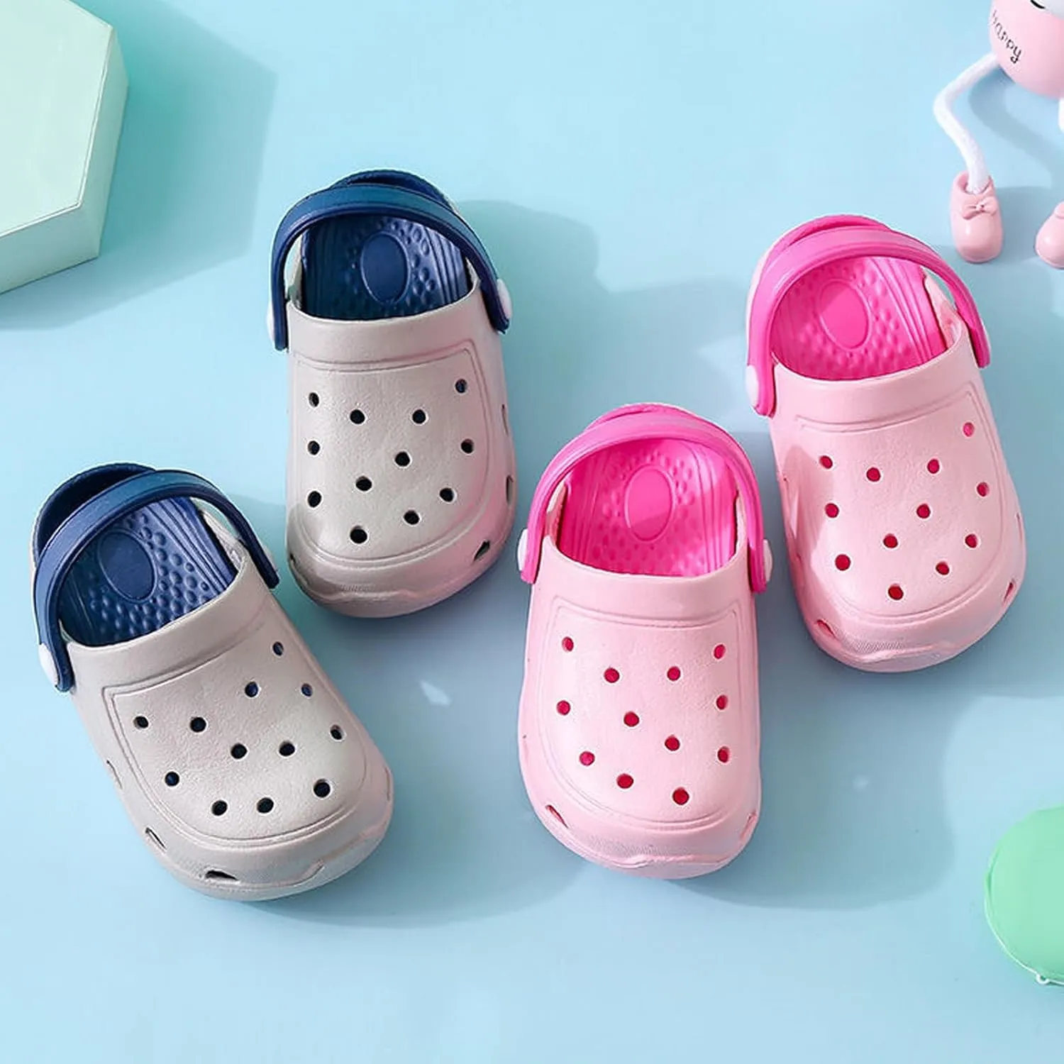 Boys Girls Toddler Clogs Little Kids Slip on Slides Sandals Truck Car Bunny Summer Water Shoes Garden Beach Pool Outdoor Bathing Shower Slippers