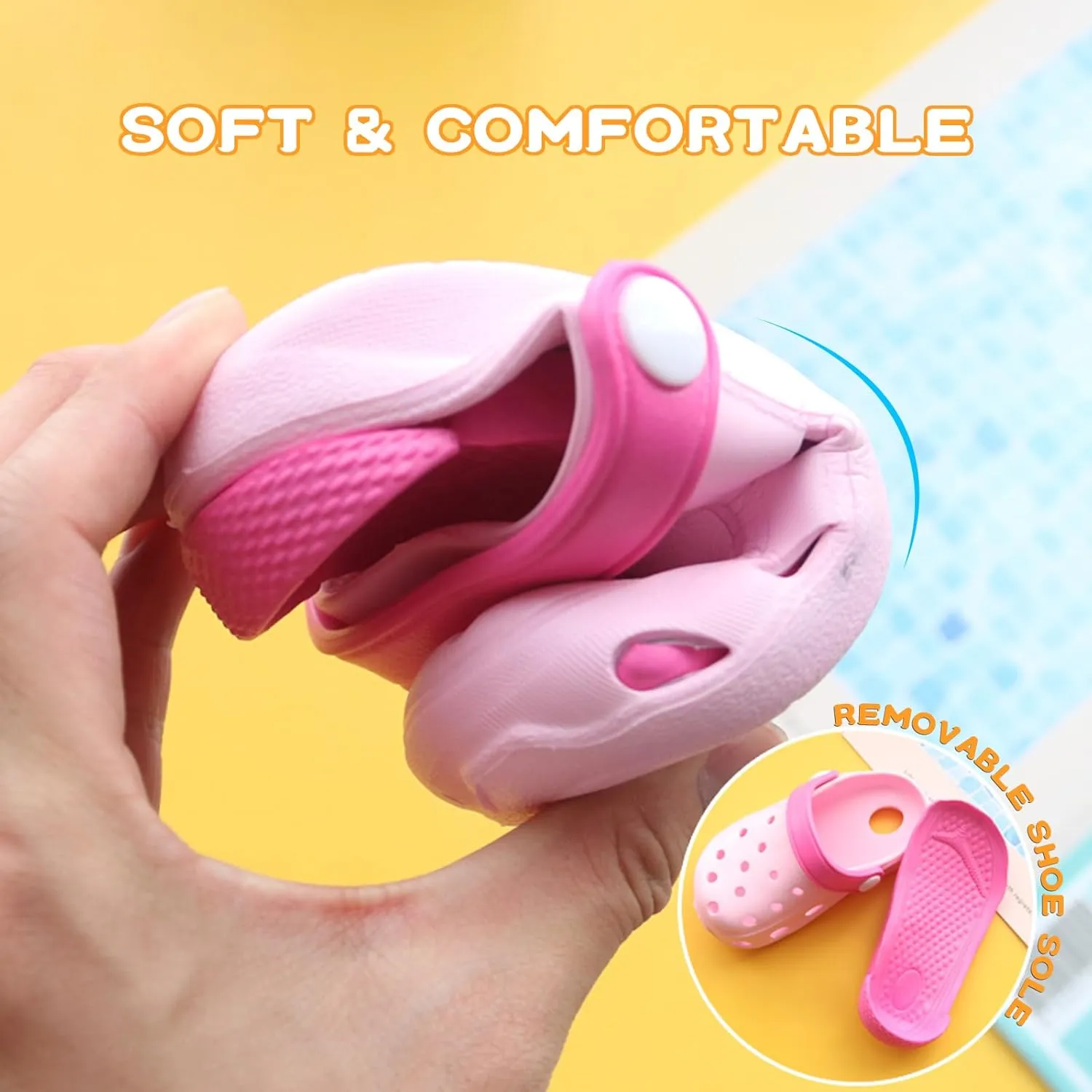 Boys Girls Toddler Clogs Little Kids Slip on Slides Sandals Truck Car Bunny Summer Water Shoes Garden Beach Pool Outdoor Bathing Shower Slippers