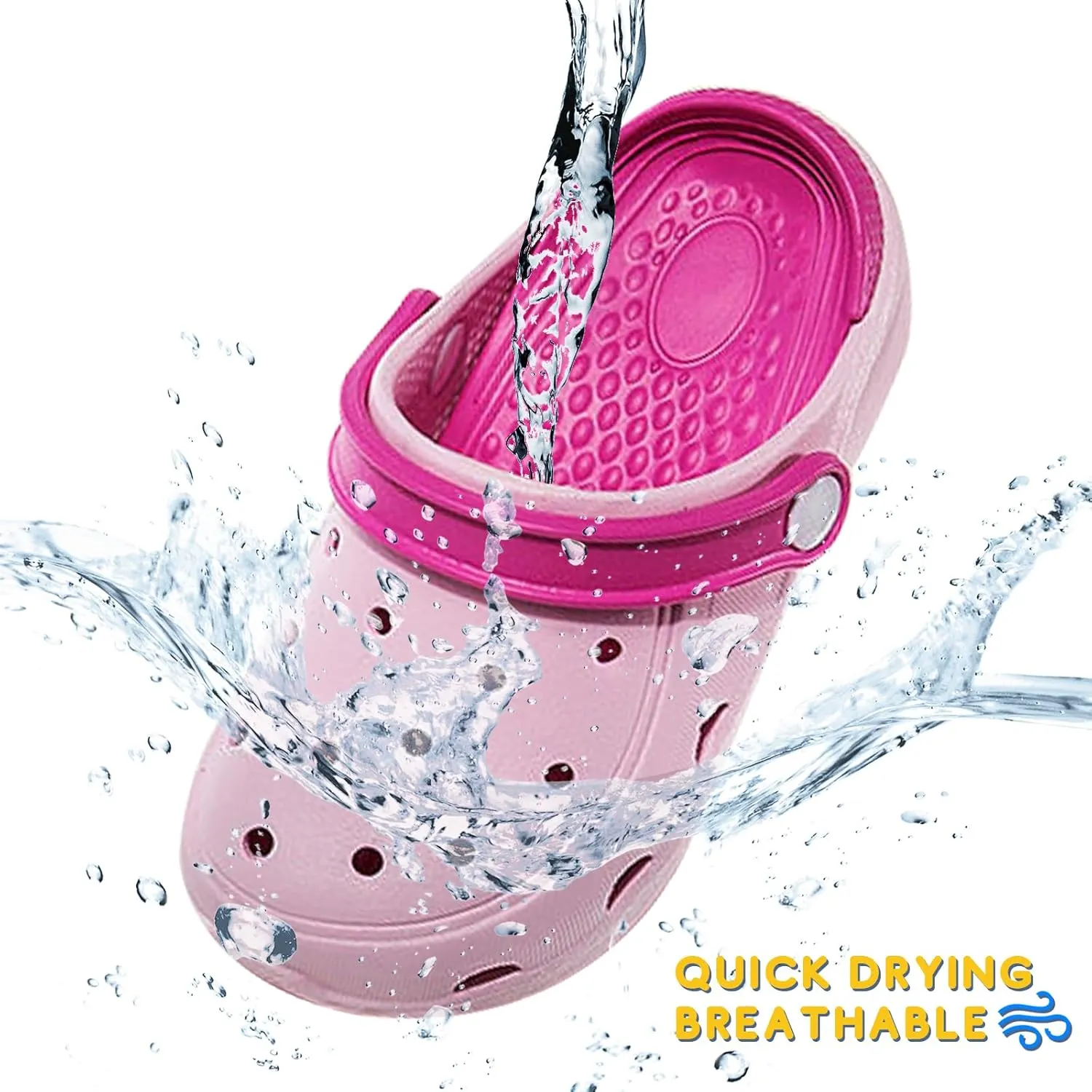 Boys Girls Toddler Clogs Little Kids Slip on Slides Sandals Truck Car Bunny Summer Water Shoes Garden Beach Pool Outdoor Bathing Shower Slippers