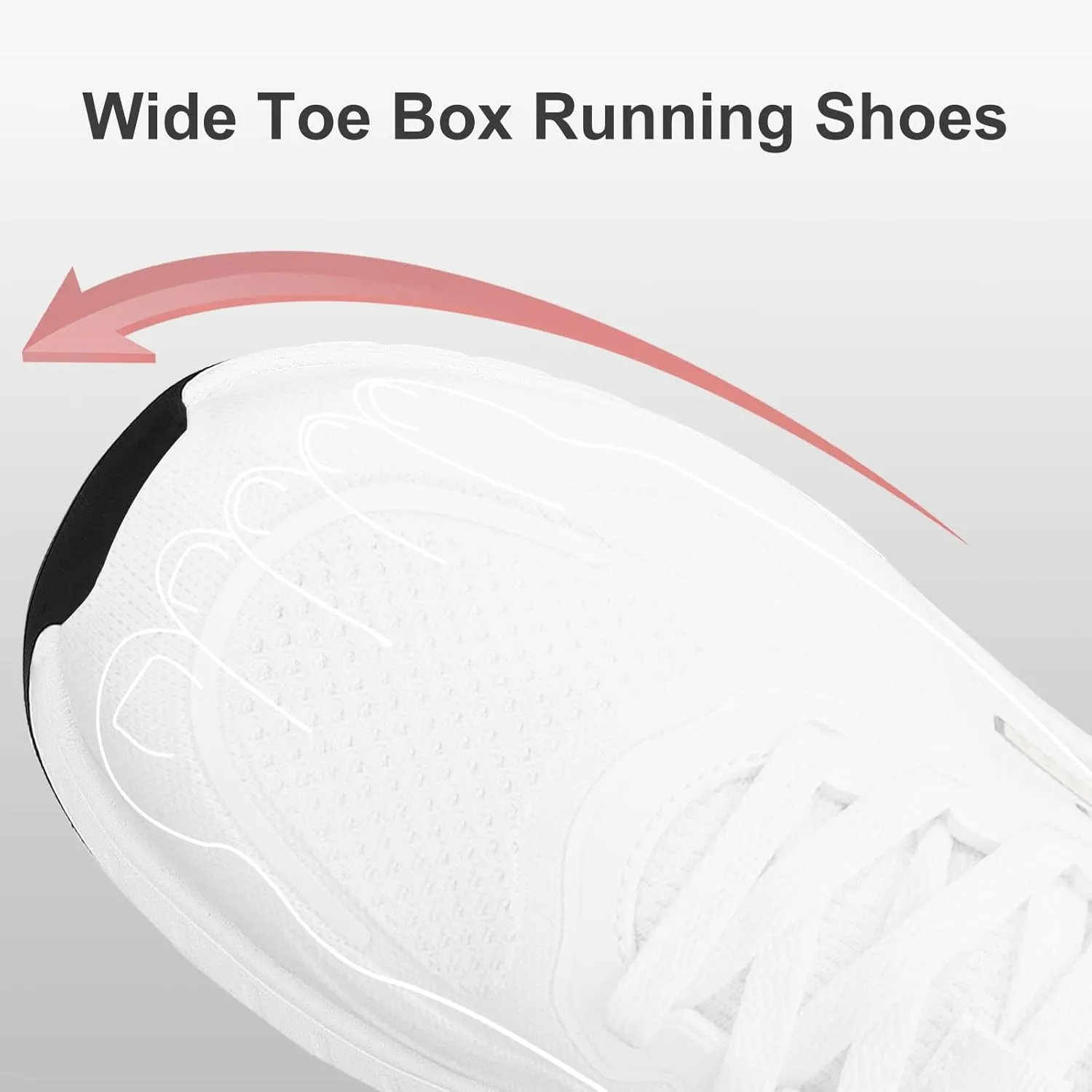 Breathable Running Shoes for Men Anti-Slip Mens Athletic Shoes Lightweight Mens Slip-On Walking Sneakers for Gym Jogging Sports and Workout