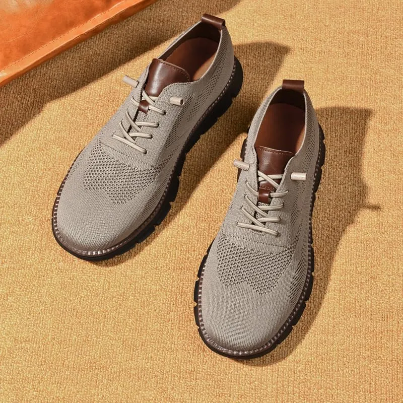 Breeze Shoes for Men Oxfords Lace-Up Lightweight Casual Walking Shoes Comfortable Dress Shoes for Men
