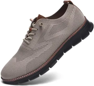 Breeze Shoes for Men Oxfords Lace-Up Lightweight Casual Walking Shoes Comfortable Dress Shoes for Men