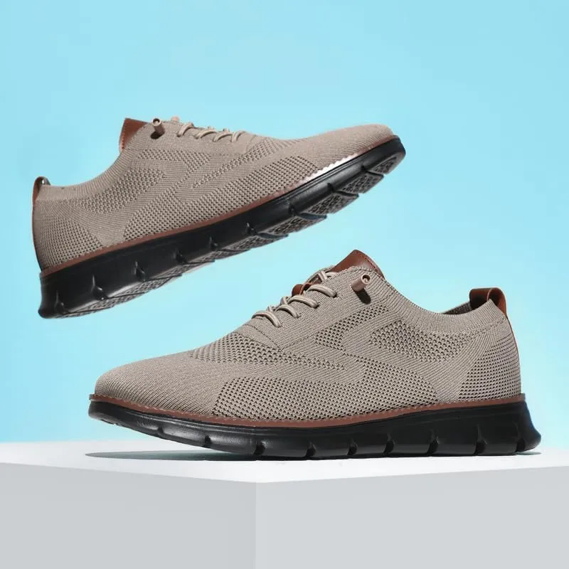 Breeze Shoes for Men Oxfords Lace-Up Lightweight Casual Walking Shoes Comfortable Dress Shoes for Men
