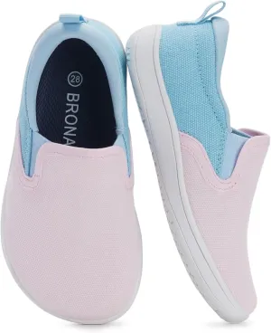 BRONAX X WHITIN Toddler/Little Kid Wide Toe Box Barefoot Shoes | Minimalist Sneakers for Boys/Girls | Zero Drop