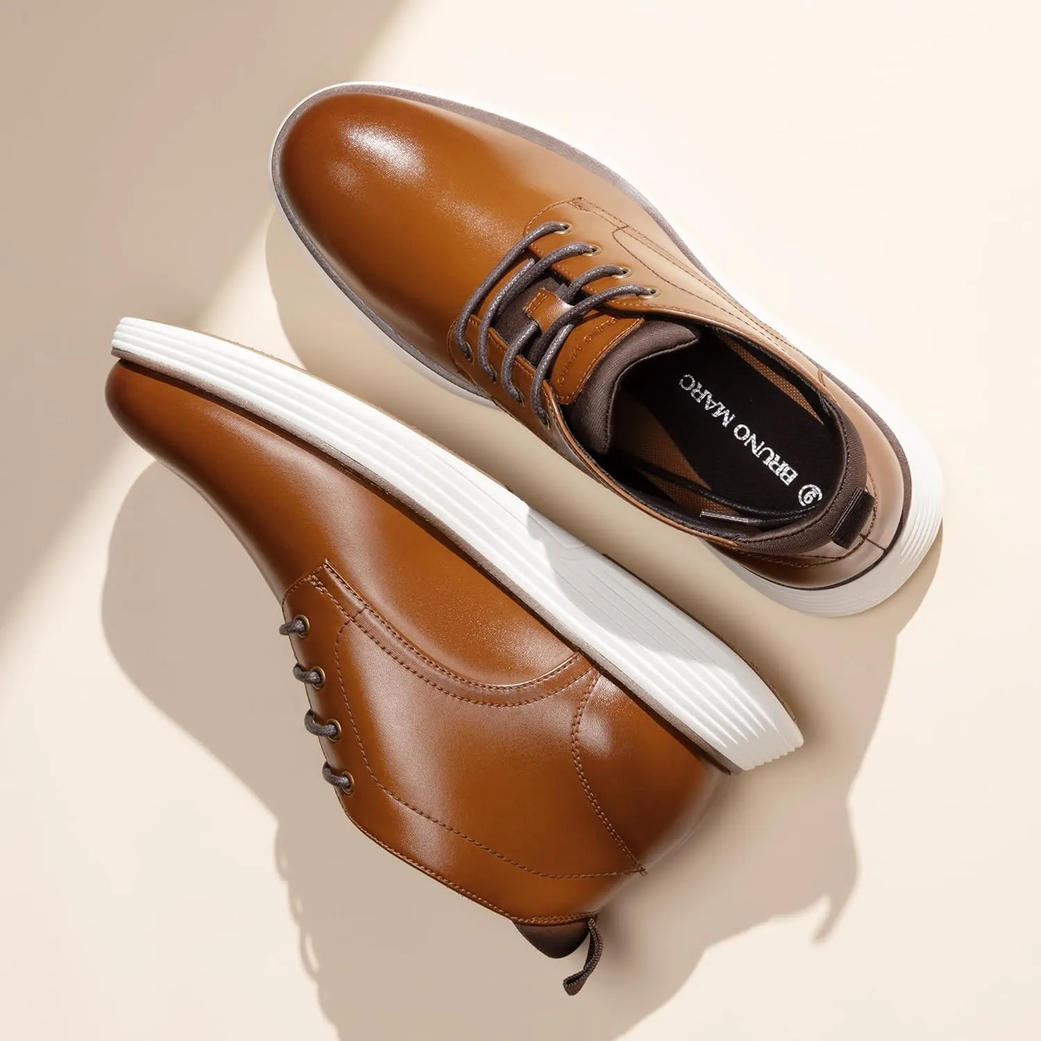 Bruno Marc Men's Casual Chukka Boots Mid Top Dress Sneakers