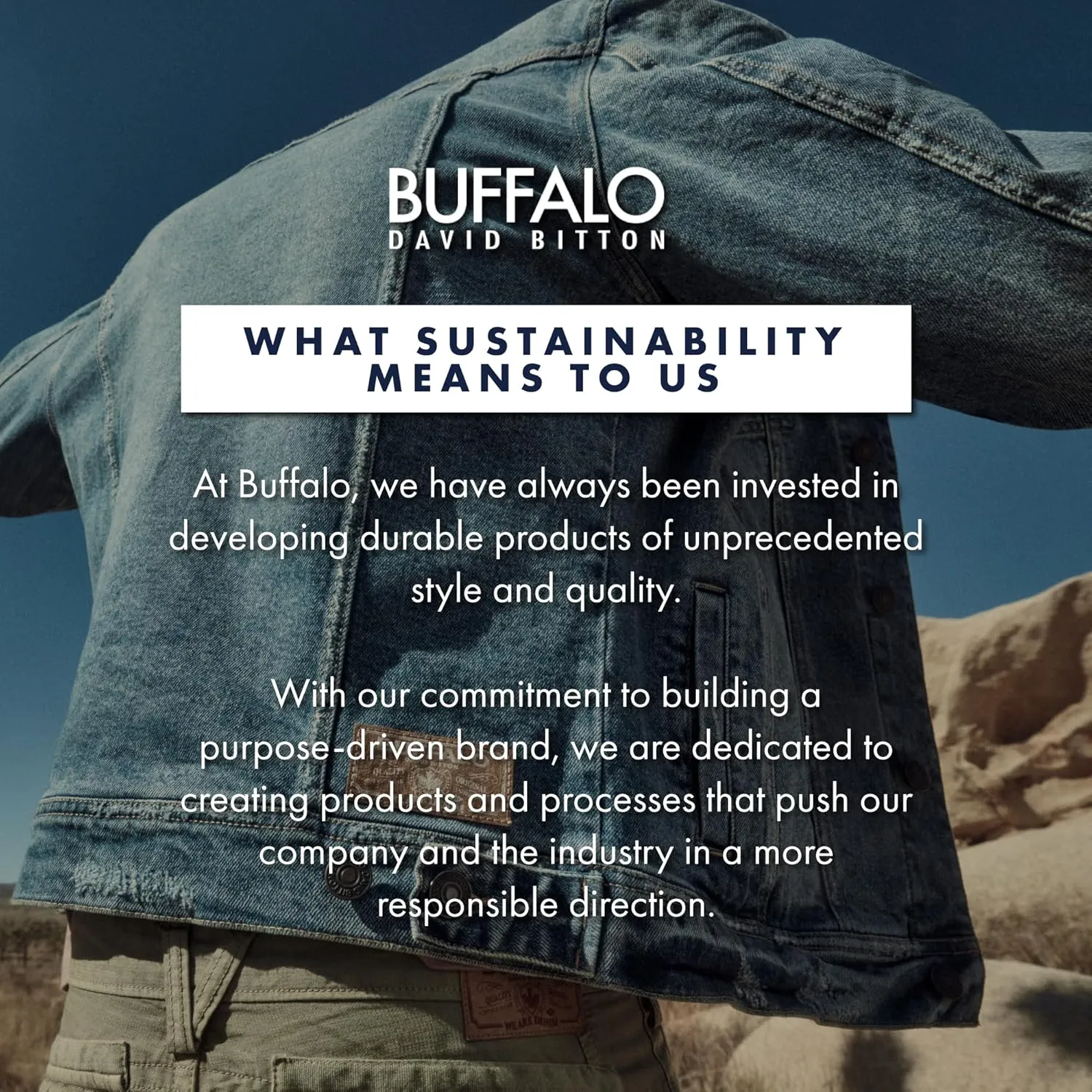 Buffalo David Bitton Men's Relaxed Straight Leg Driven Jean with Stretch Fabric