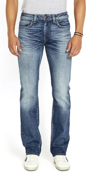 Buffalo David Bitton Men's Relaxed Straight Leg Driven Jean with Stretch Fabric