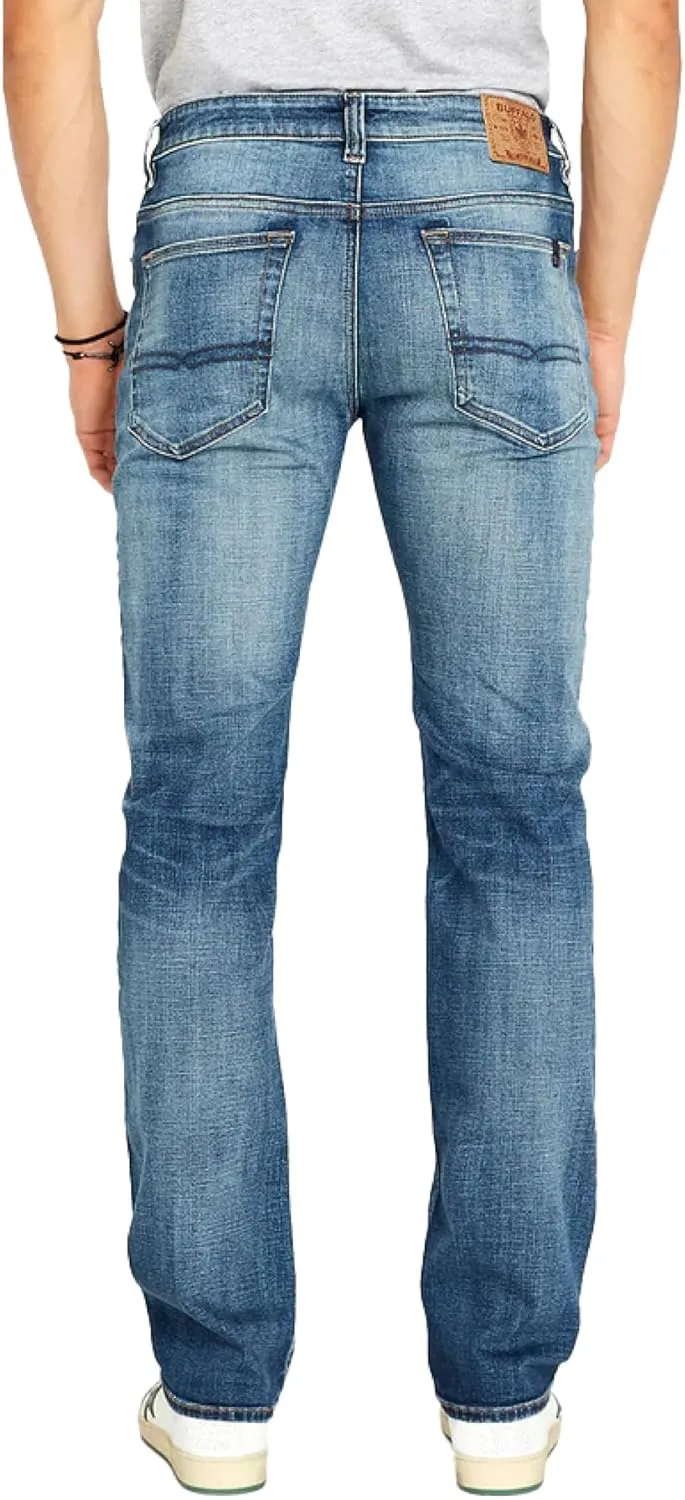 Buffalo David Bitton Men's Relaxed Straight Leg Driven Jean with Stretch Fabric