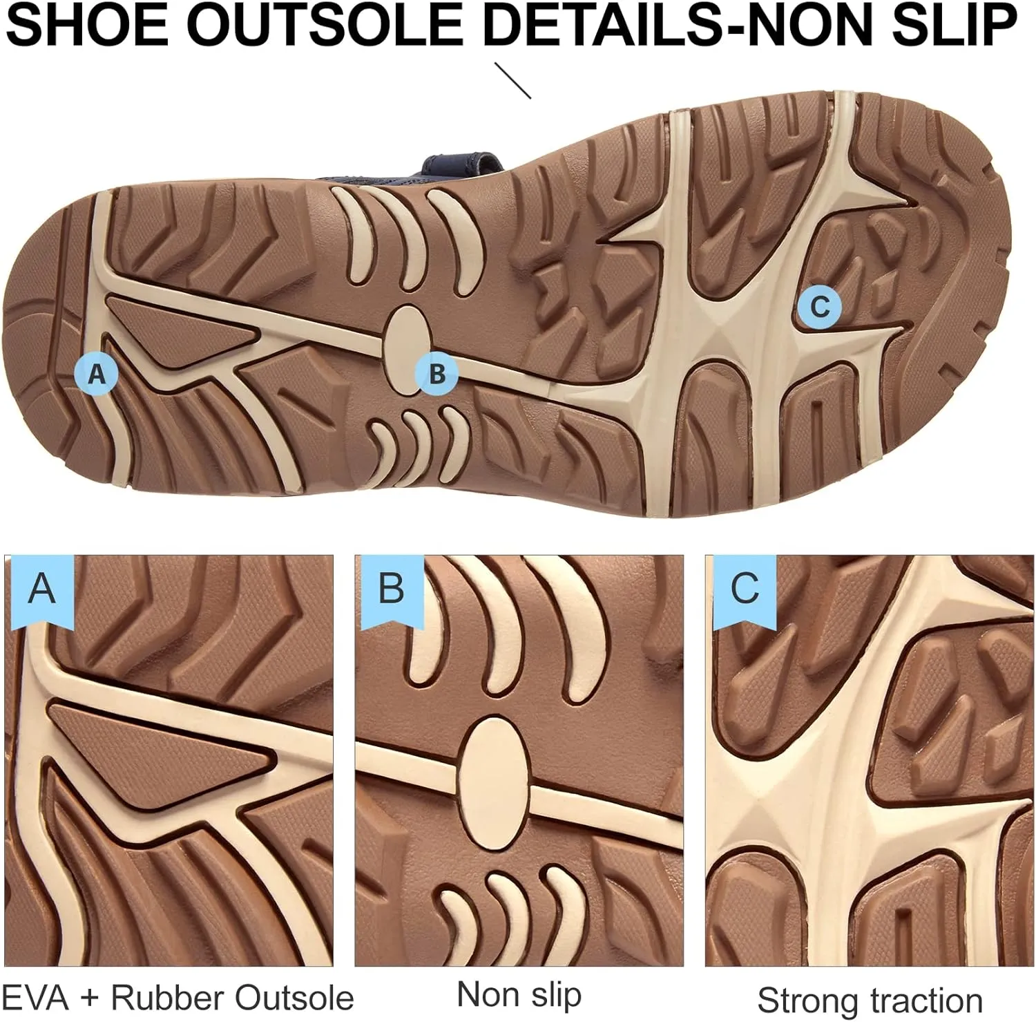 CAMEL CROWN Comfortable Hiking Sandals for Women Waterproof Sport Sandals for Walking Beach Water with Arch Support