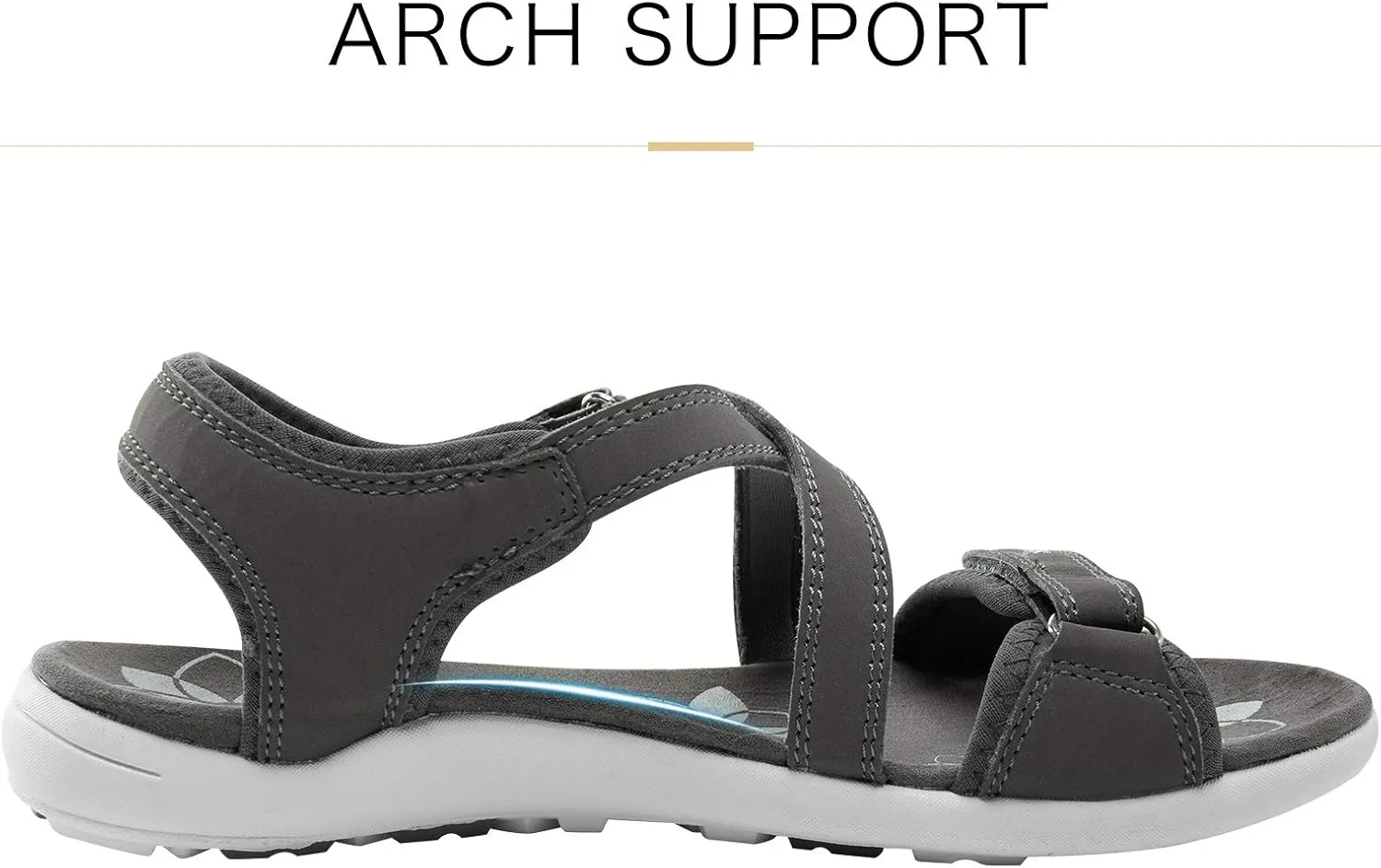 CAMEL CROWN Women's Hiking Sandals Anti Slip Outdoor Sports Summer Beach Comfortable Lightweight Walking Sandals Trekking Sandals Closed Toe