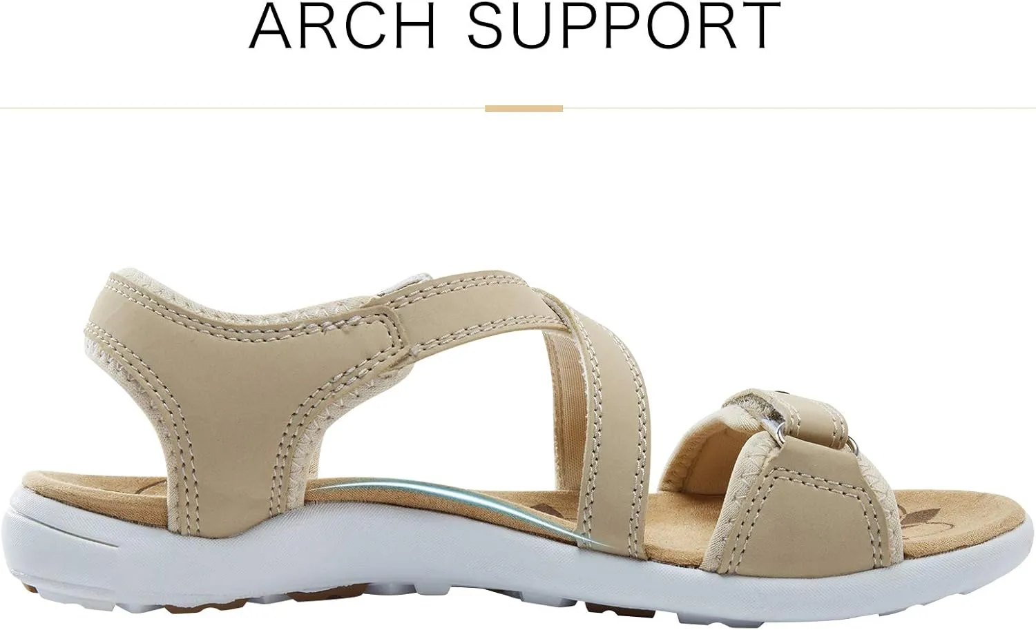 CAMEL CROWN Women's Hiking Sandals Anti Slip Outdoor Sports Summer Beach Comfortable Lightweight Walking Sandals Trekking Sandals Closed Toe