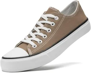 Canvas Shoes for Women Men Low Top Lace Up Sneakers Canvas Fashion Sneakers Classic Casual Walking Shoes Comfortable Breathable