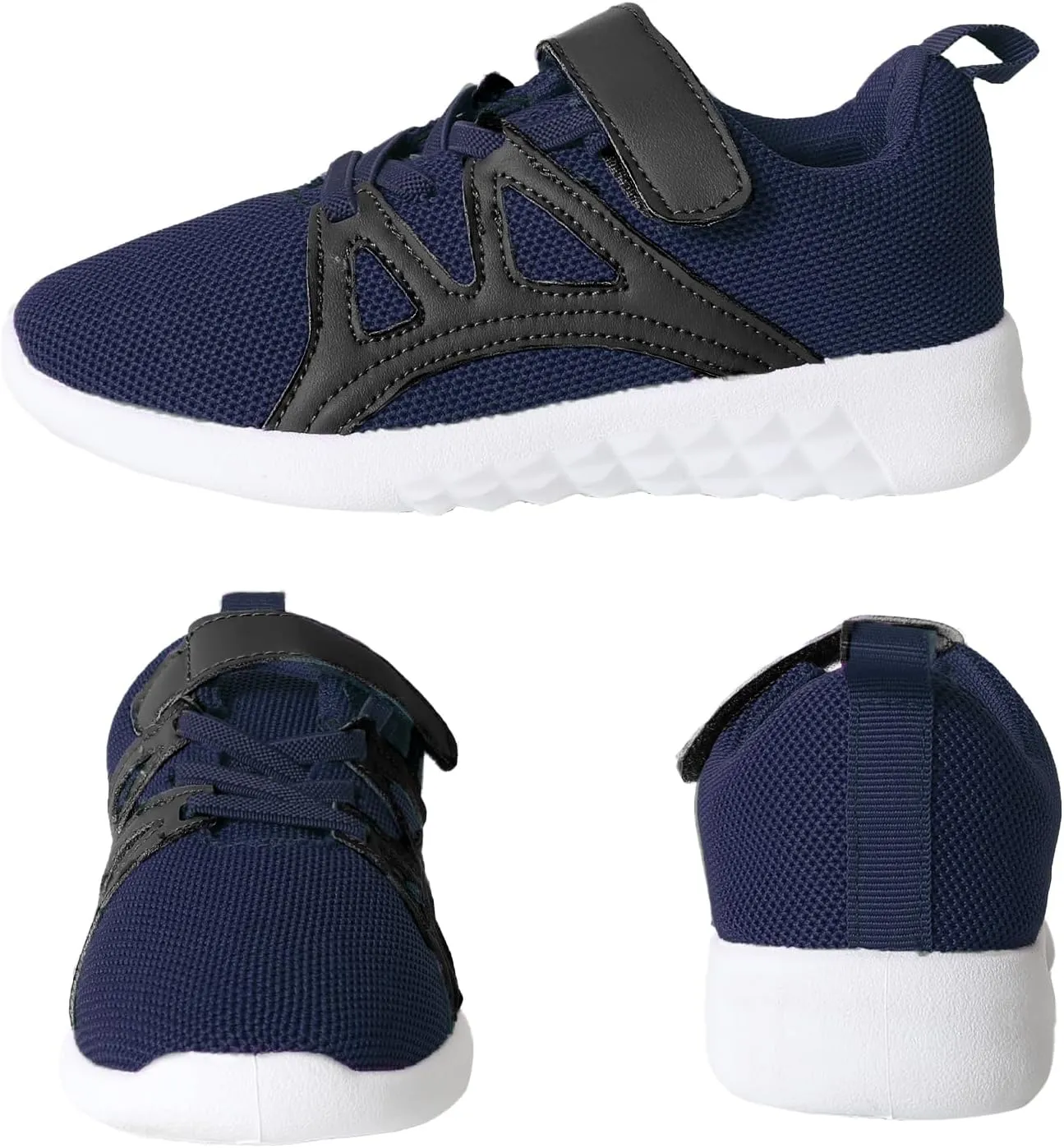 CHIN·MOON Boys Girls Lightweight Running Shoes Kids Tennis Walking Shoes Breathable Sports Sneakers (Little Kid/Big Kid)