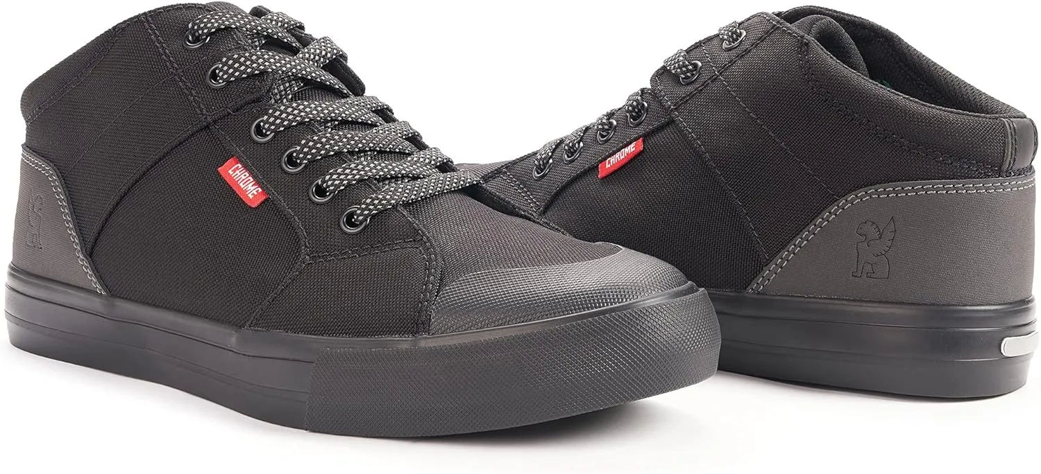 Chrome Industries Southside 3.0 Sneakers - High-Top Mid-Rise Bike Shoes with Panaracer Outsole and Reinforced Nylon Shank